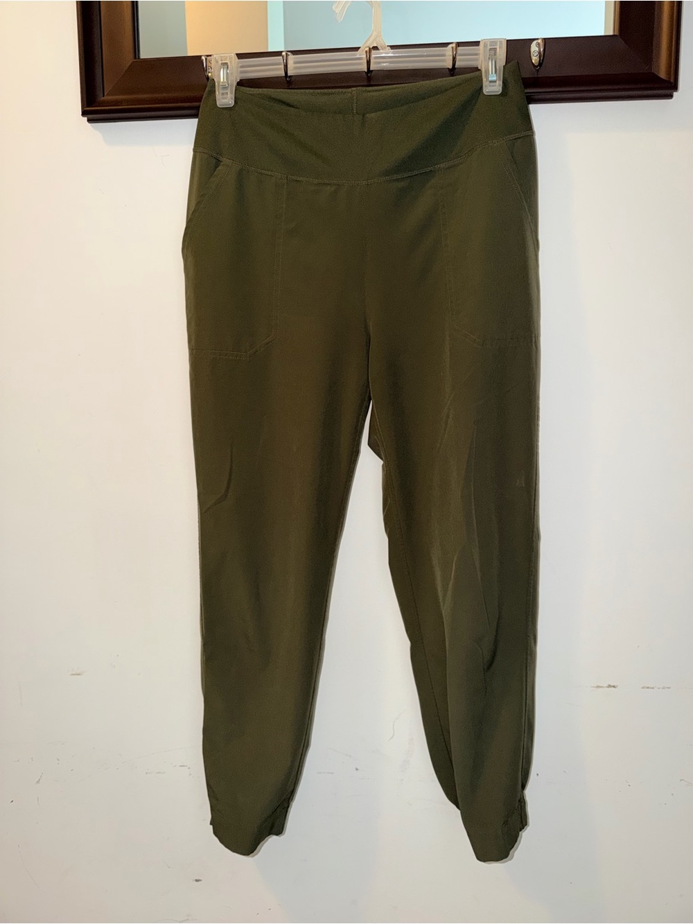 Patagonia Olive Green Women's Happy Hike Studio Pants Size Medium